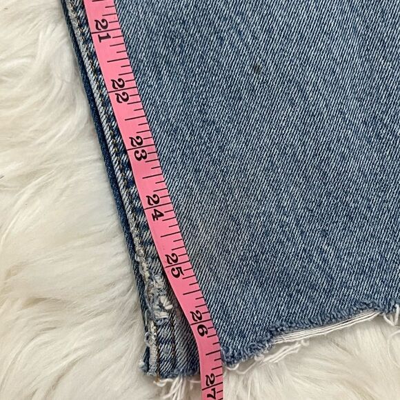 Levi’s Y2K 505 Relaxed Fit Lighter Wash Jeans DIY 35x27 - Picture 10 of 11